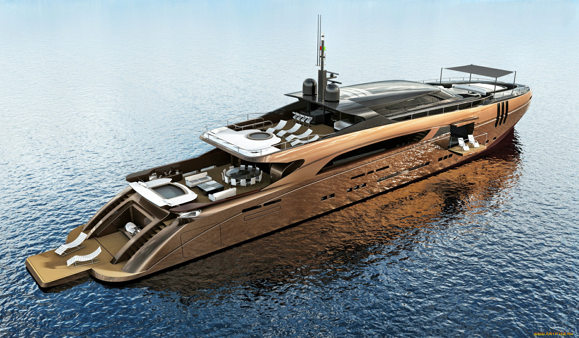 belafonte  50m superyacht, , 3d, 